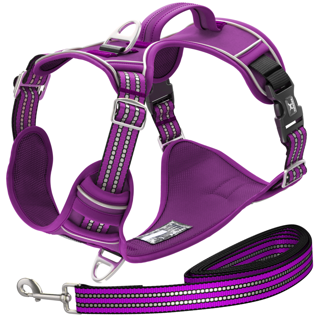 TUFFDOG EasyFit No Pull Stepin Dog Harness (Vivid Violet) TUFFDOG