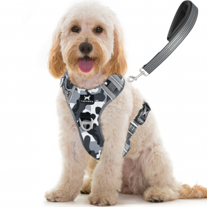 TUFFDOG urban camo dog harness