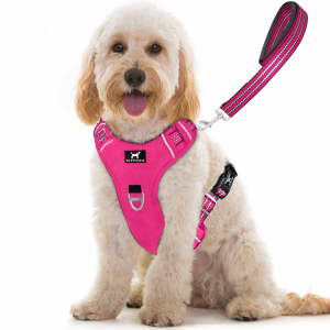 TUFFDOG hot pink dog harness